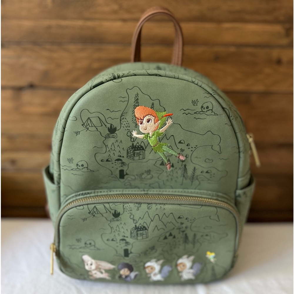 Disney Loungefly Peter Pan Embroidered Backpack
